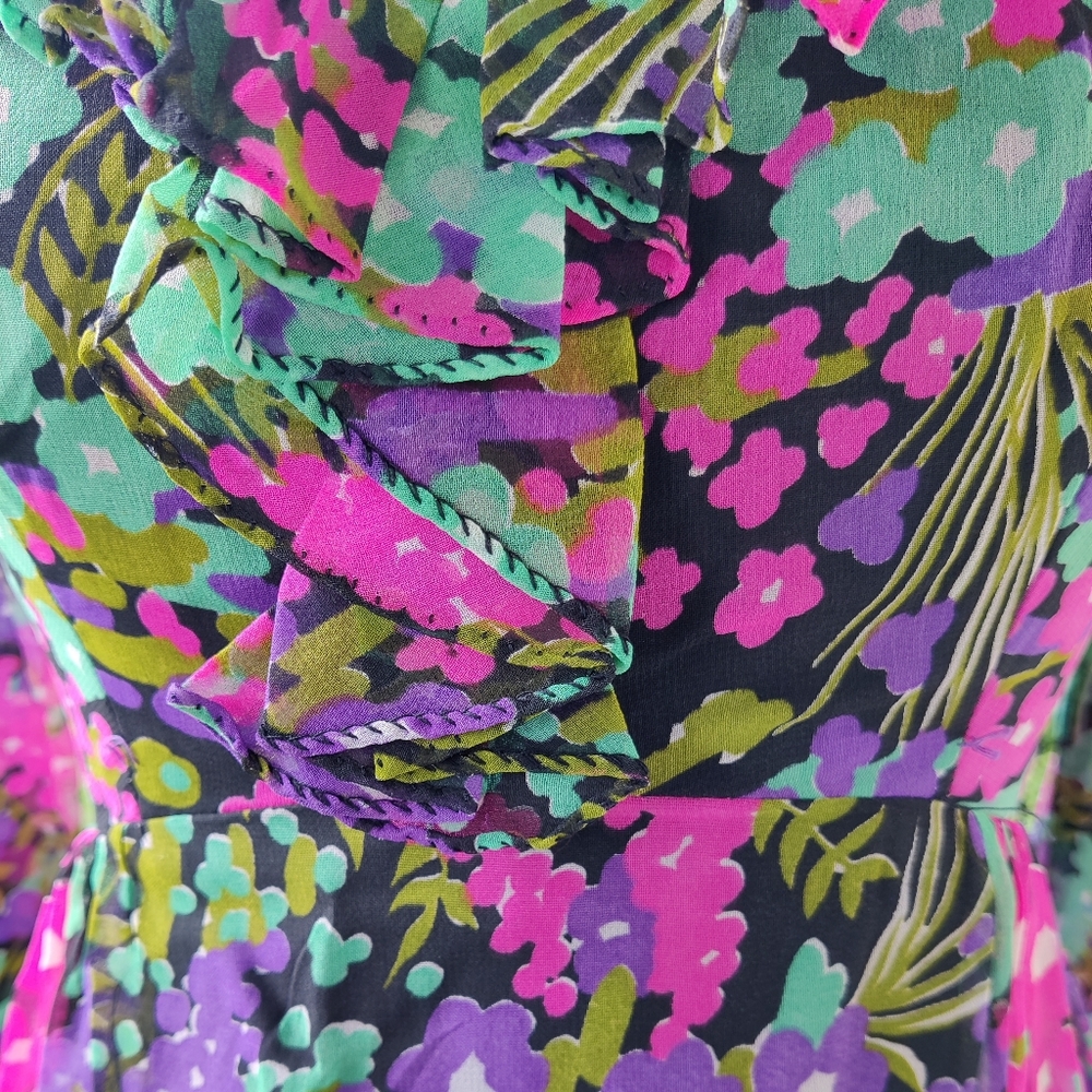 ð¥BLACK FRIDAY BOGO FREE EVERYTHINGð¥ 70s Vintage Long Sleeve Floral Maxi - Picture 15 of 16